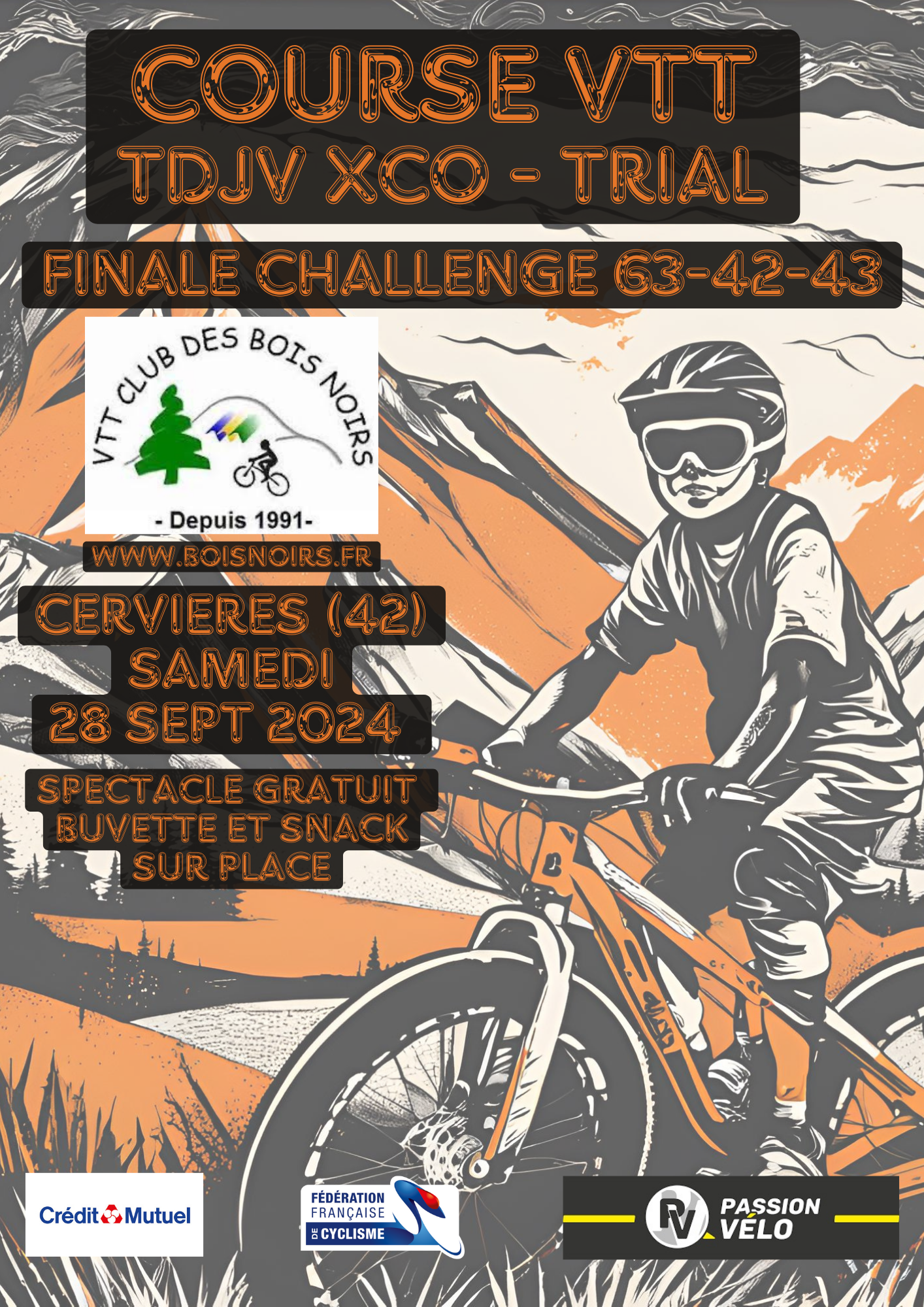 TDJV Cervières (XCO et Trial) 7ème manche trophée 42 43 63 (U9-U17)