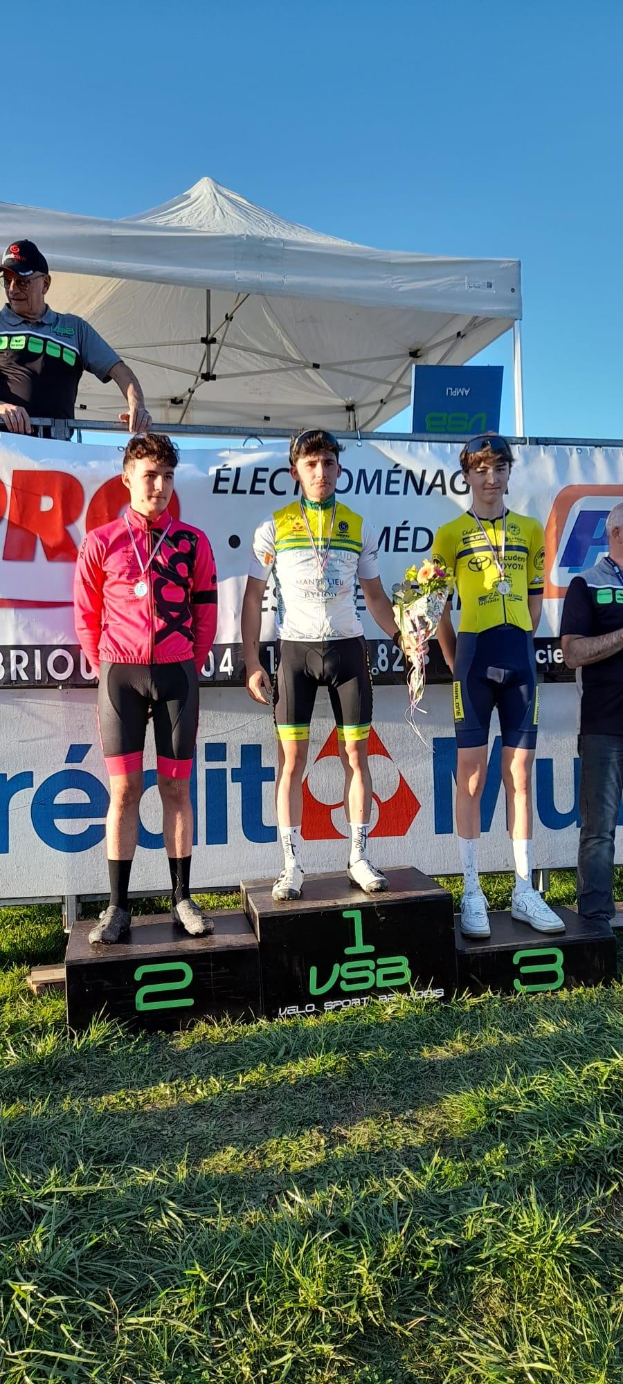 Podium U19, Léo Jouve