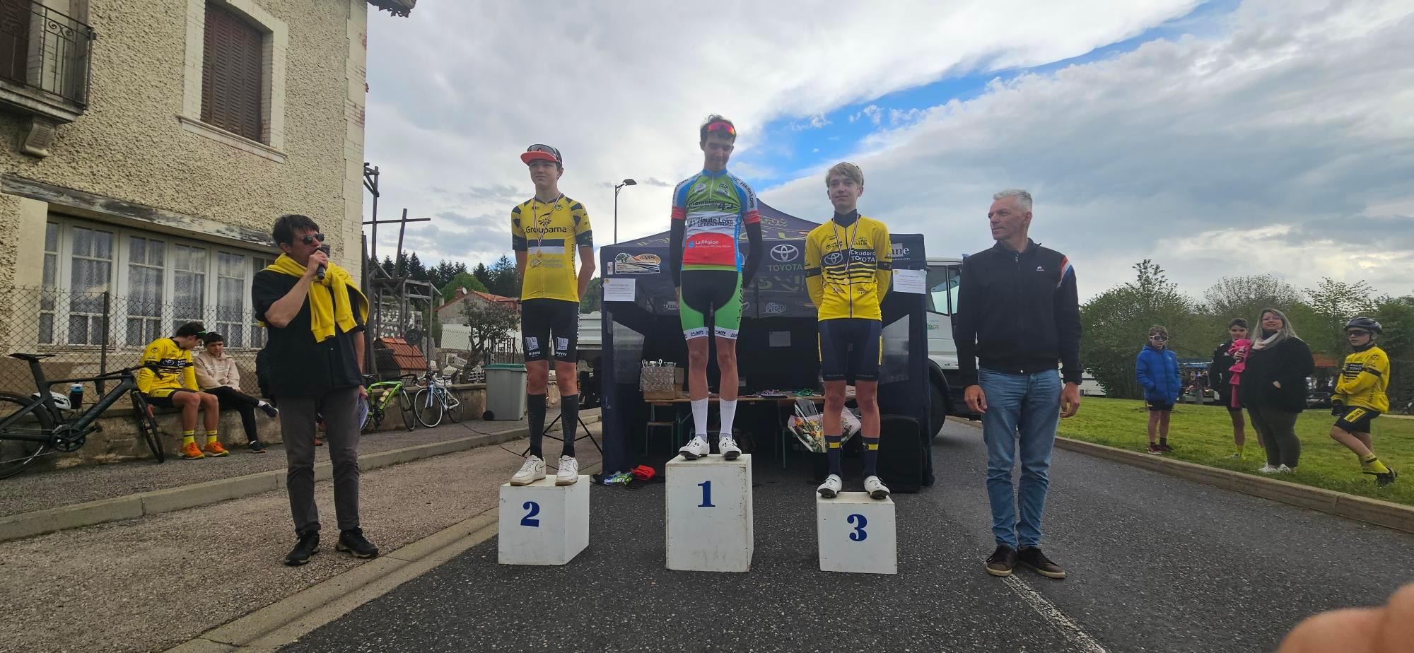 Podium U17, Léo et Emile